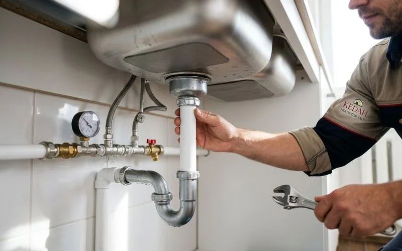 Pemeriksaan plumbing rumah subsale