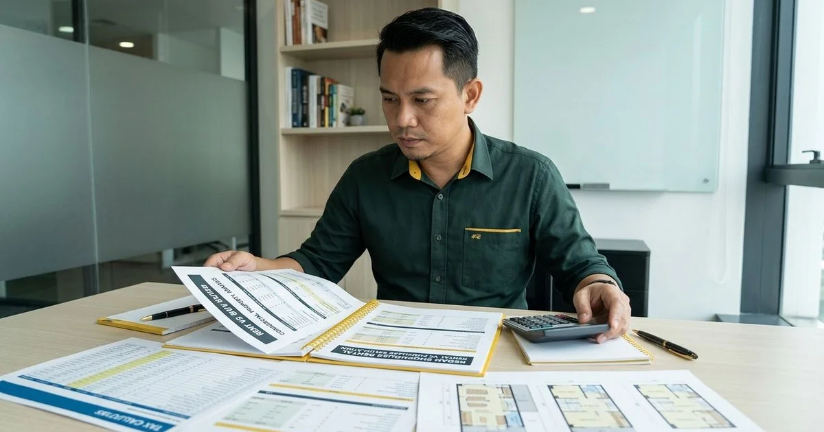 Pemilik SME mempertimbangkan sewa atau beli lot komersial